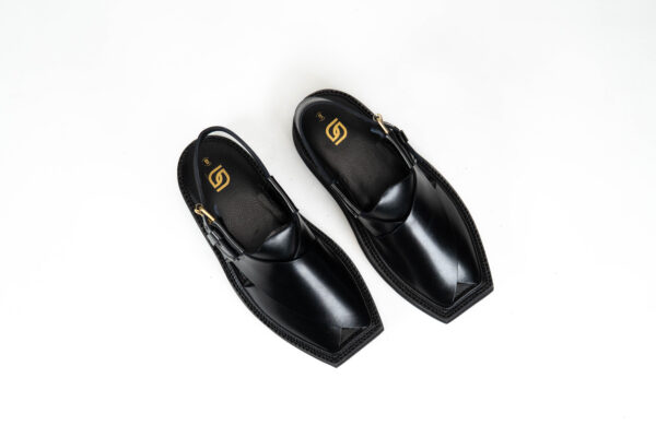 Sikki Kaptan Chappal Black