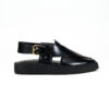 Sikki Kaptan Chappal Black