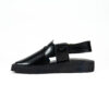 Sikki Kaptan Chappal Black