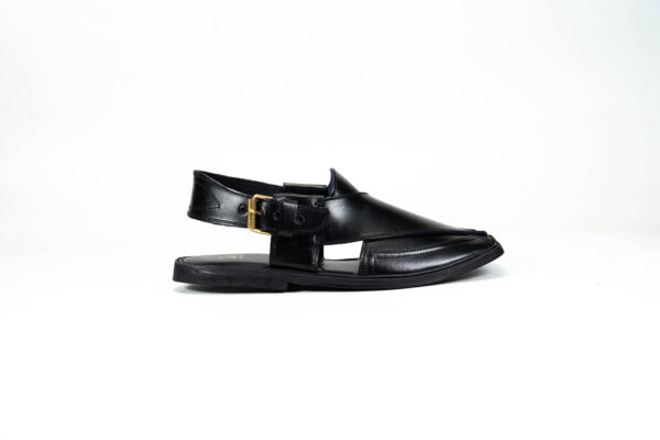 Sikki Classic Peshawari Chappal Black