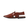 Sikki Classic Peshawari Chappal Brown